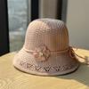 Новая тонкая шляпа женская летняя шляпа-панама шляпа от солнца защита от солнца шляпа рыбака