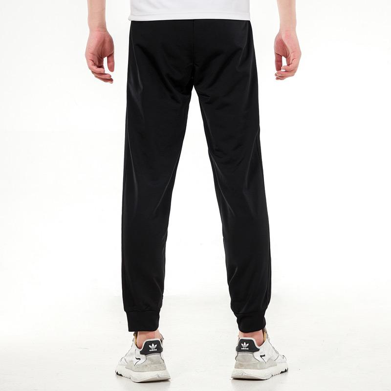 adidas Спортивные брюки Essentials Warm-Up Tapered с тремя полосками, черные/черные, мужская уличная одежда H46107