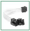 5 CABLE PACK PCI-E 8 pin Female to Dual PCI-E 6+2 pin male GPU Power Cable Splitter Graphics, 18 AWG