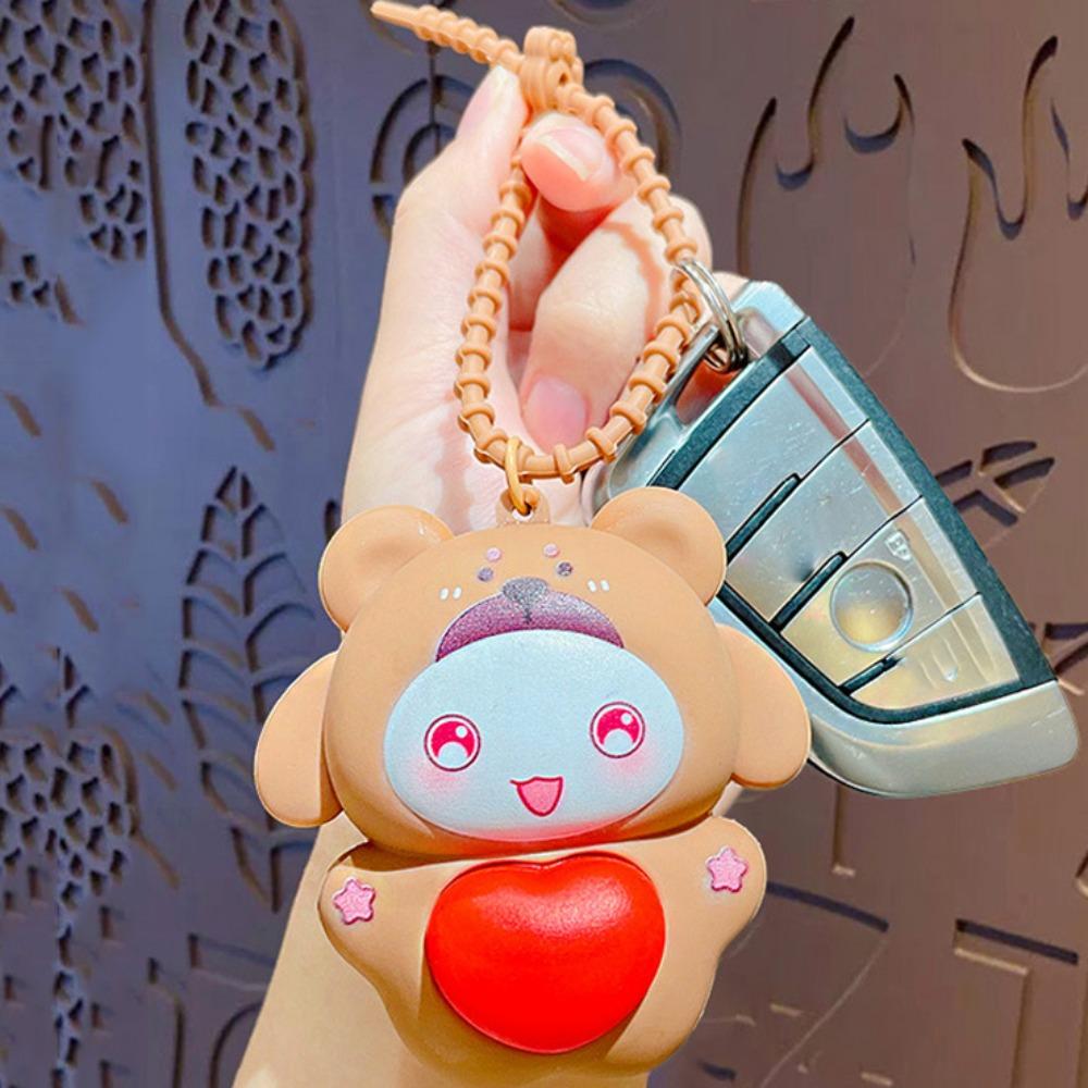Брелок Любовь Животное Брелок Игрушка-антистресс Силиконовый Подвеска Кавайный Мультяшный Подвеска на сумку Подарок на день рождения