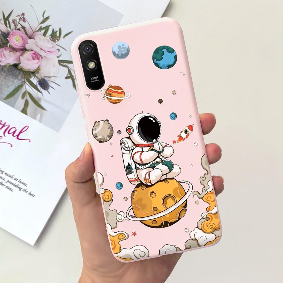 For Xiaomi Redmi 9A 9AT Case Lovely Astronaut Butterfly Soft Silicone Phone Back Cover For Xiaomi Redmi 9i Sport Redmi9a Hoesjes