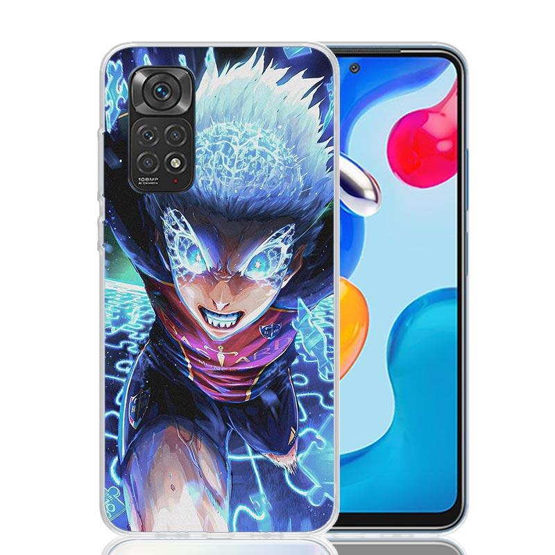 Чехол для телефона Blue Lock Исаги Ёити Для Xiaomi Redmi Note 10 9 9S 8 8T 7 5 Mi 12T 11T 10T 9T 15 Pro 14 Ultra 12 11 Lite 11i 12X