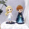 Frozen Pvc Elsa Anna Action Figure Toy Model Cake Topper Home Decor Birthday Gift