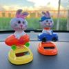 A Car Ornament, Cute Rabbit Nodding Ornament, Rabbit Driving Style Ornament, Car Interior Decoration, Home Decor Ornament