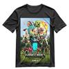 Футболка Minecraft Футболка по фильму Minecraft 2025 S-XXXL Большой принт спереди MC3