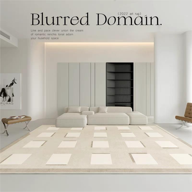 Living Room Circle Velvet Carpet Light Luxury Bedroom Bed Blanket Sofa Tea Table Cloakroom Floor Mat Home Decoration