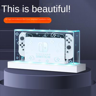 Пылезащитный чехол со светящейся основой для Nintendo Switch/OLED Switched акриловый хост-корпус Oled защитный чехол
