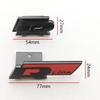 3D Metal Car Logo R RLine Front Grille Emblem Badge Sticker For Volkswagen VW Golf R R32 MK7 MK7.5 MK8 Polo GTI GLI Accessories VP3