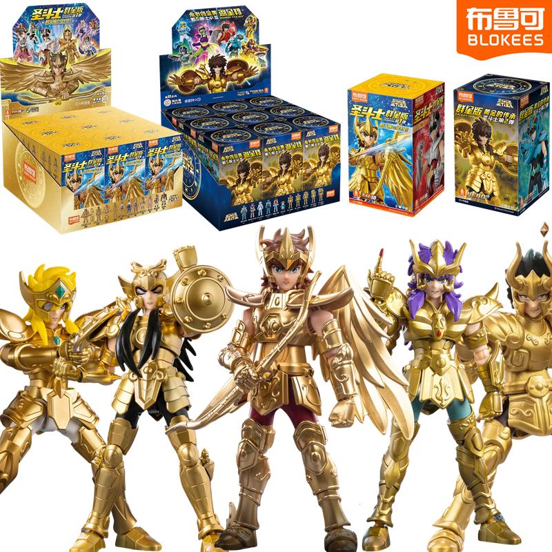 BLOKEES Оригинал Saint Seiya V02 ГАЛАКТИЧЕСКАЯ ВЕРСИЯ V01 Доко Весы Водолей Змееносец Начи Дракон Сэйя Игрушка Фигурка Подарок