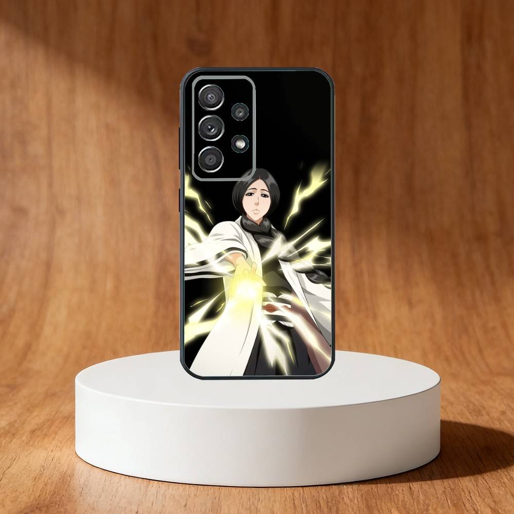 Unohana R-Retsu B-Bleaches Phone Case For Samsung S25,S24,S21,S22,S23,S30,Ultra,S20,Plus,Fe,Note,10,9,5G Black Cover