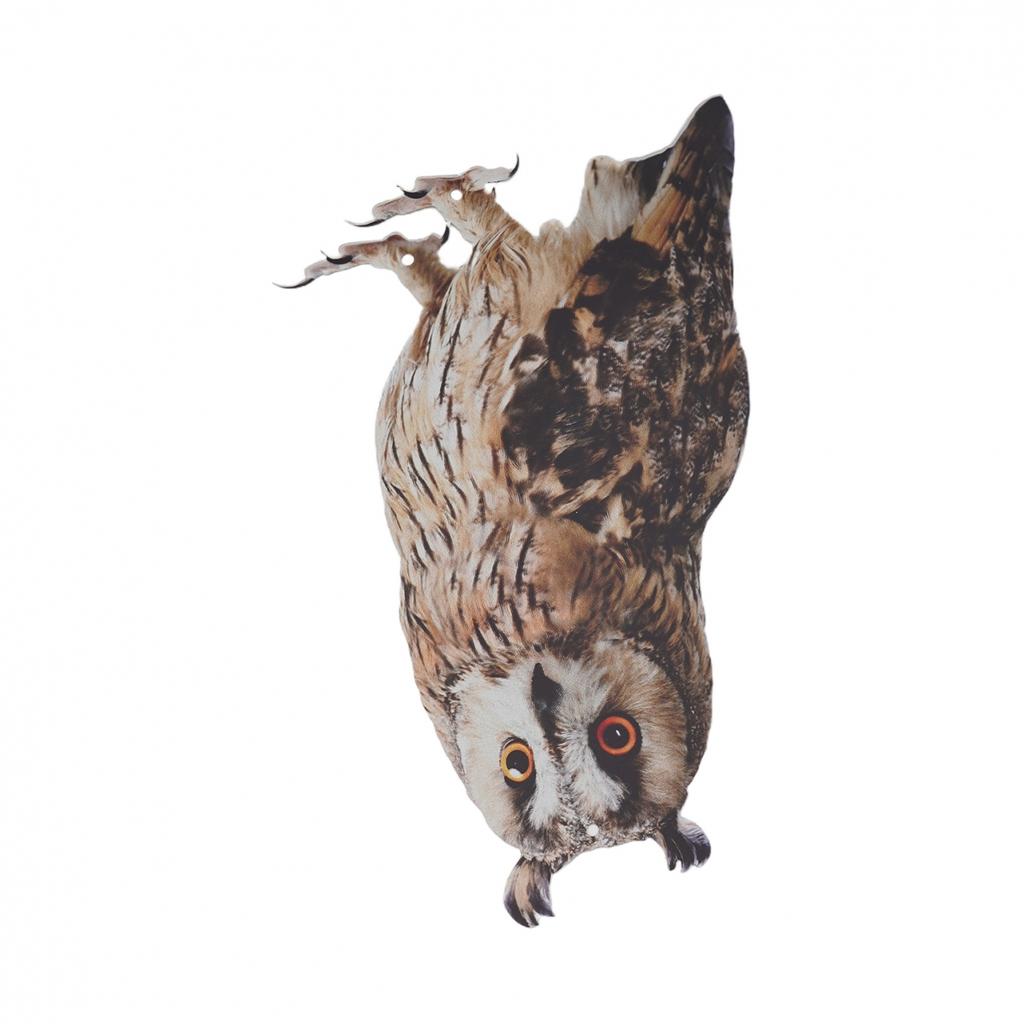 Поддельная приманка в виде совы, отпугивающая птиц, контролирующая домашний и садовый декор в виде совы/1 шт.