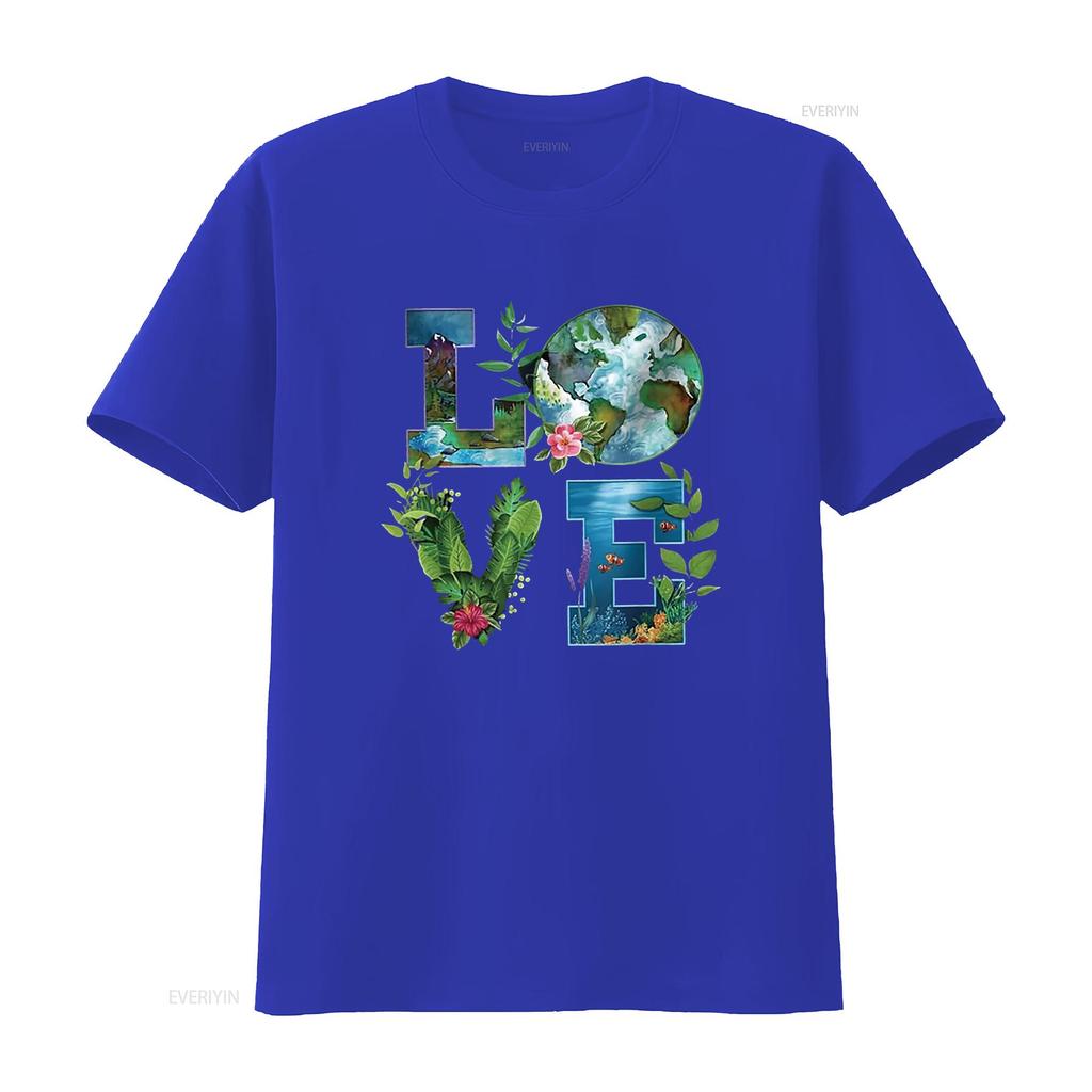 Earth Day Planet Anniversary Everyday T Shirt vintage Washed homme Top For Everyday Wear designer clothes Breathable fashion