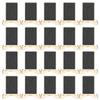 2 Set Wood Mini Chalkboard Signs Place Cards Small Rectangle Blackboard Weddings Parties