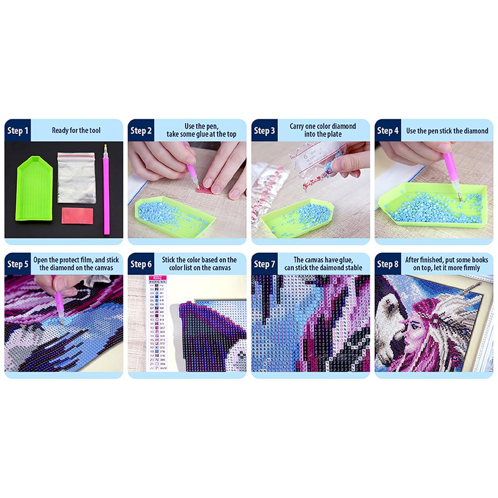 Animal 5D DIY Diamond Art Painting Kits for Gift Home Wall Decor Diamond Art Kits Round Full Drill Dimond Art Paintings 30x30cm