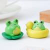 8 Piece Creative Miniature Plastic Frogs Animal Sculpture For Home Office Tabletop Decors Garden Landscape Ornaments