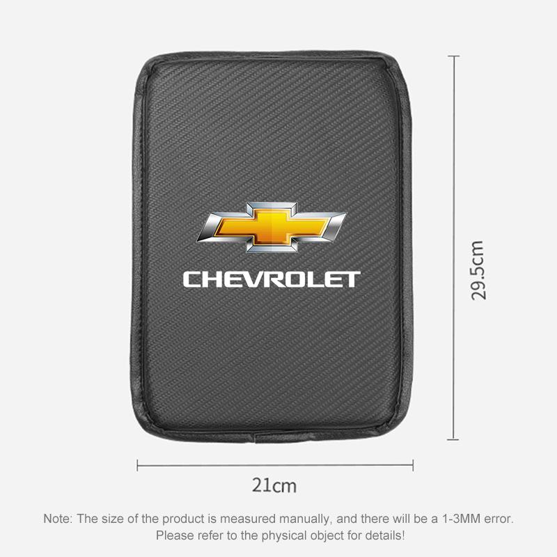 Коврики в ящик подлокотника автомобиля, кожаные накладки на центральную консоль, аксессуары для Chevrolet Cruze Malibu Sail Spark Captiva Equinox Trax AVEO Lova