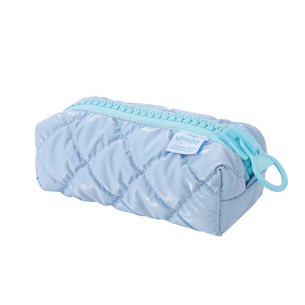 1 Piece Sweet Candy Color Pencil Case for Student Chic Solid Color Kids Pencil Pouch Large Capacity Stationery Storage Bag