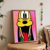 Disney animation Pluto dog digital oil painting diy handpainted coloring painting home decoration, canvas wall art for living room decor