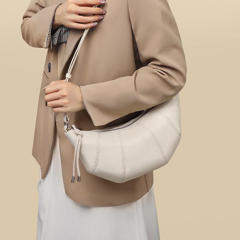 Design women's Korean version of fashion croissant bag versatile shoulder messenger bag women's armpit bag