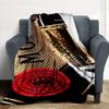 Champagne Celebration Flannel Blanket Throw Blanket Soft Warm Sofa Bed Camping Car Home Decor Unique Christmas Gift C9301445