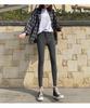High-Waist Slim Flared Jeans for Women - Summer Retro Style with Raw Edge