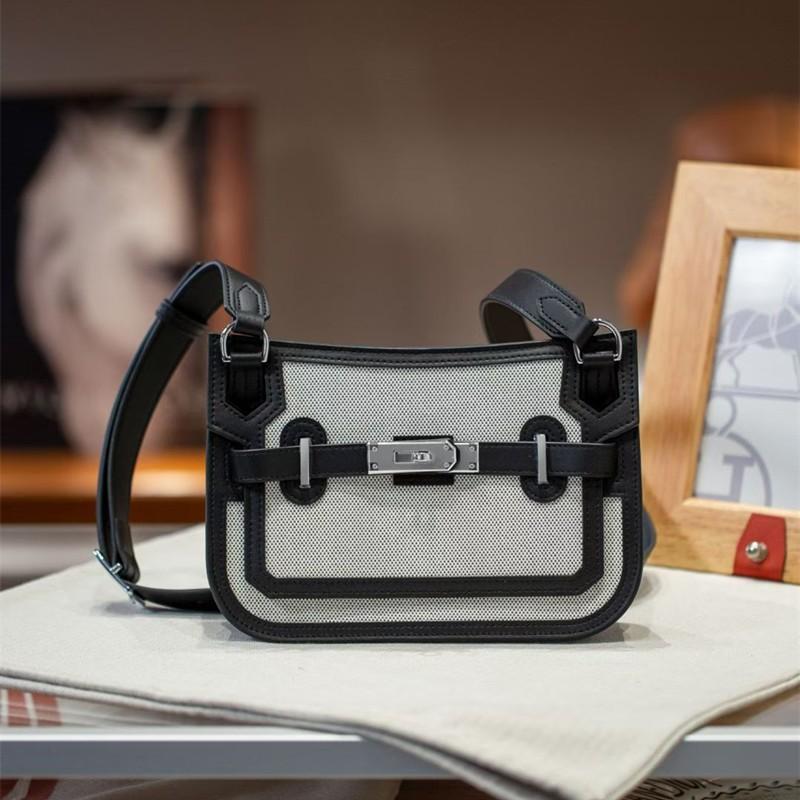 Gypsy Genuine Leather Small Crossbody Bag 2026 Canvas Cowhide Fashion Shoulder Women