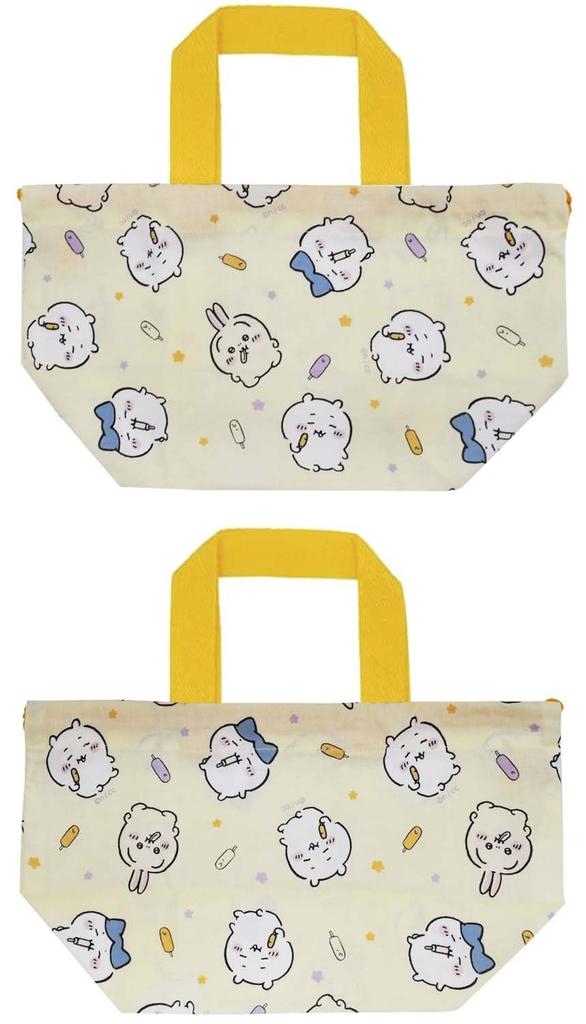 Skater Lunch Box Drawstring Bag Chikawa Made In Japan Children's KB7-A