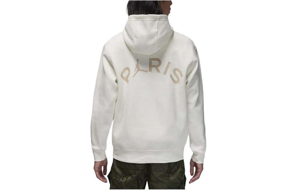 Jordan x PSG SS24 Paris Saint Germain, Solid Color Hooded Thickened An