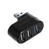 New Rotatable High Speed Mini 3 Ports Splitter Box Adapter USB 3.0 Hub