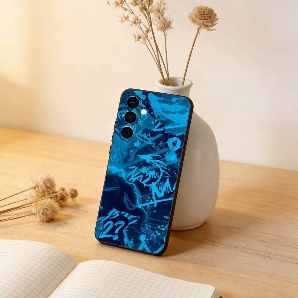 Крутой Чехол G-Graffiti A-Art для Телефона Samsung Galaxy A73,A72,A71,A70,A53,A52,A51,Мягкий Силиконовый Черный Чехол