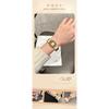 Women Mini Square Quartz Wristwatch Stainless Steel Band Slim Dress Daily Ladies Watch