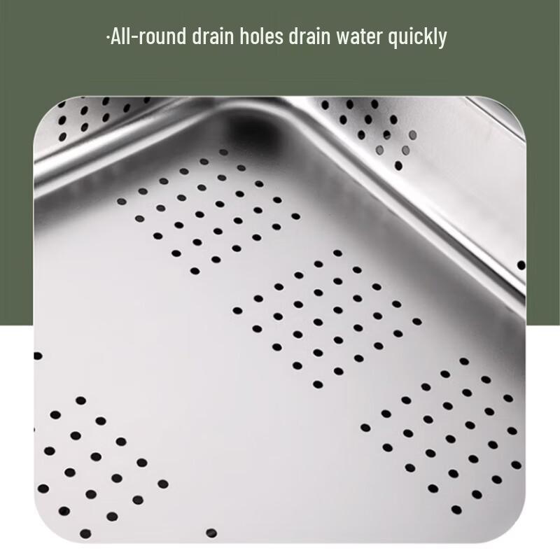 Huabeishi 1/1 Нержавеющая сталь Перфорированный поддон для слива