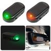 Car Solar Power Warning Light Simulated Dummy Alarm Warning Anti-Theft LED Flashing