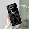 Чехол-кошелек Лунный Таро Кот-Ведьма для iPhone 16 15 11 12 13 14 Pro Max Plus XS X XR 12 13 Mini Задняя крышка