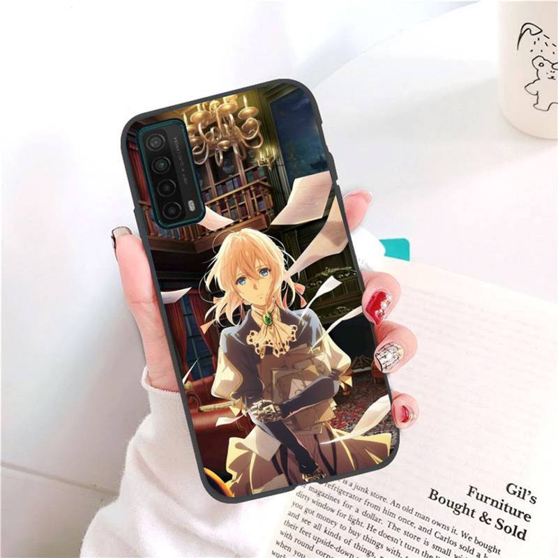 Фиолетовый чехол для телефона Evergarden для Honor 7A Pro 7C 10i 8A 8X 8S 8 9 10 20 Lite, силиконовый чехол