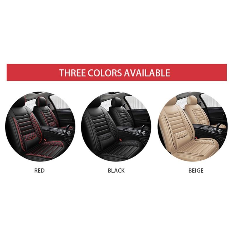 Универсальные,роскошные кожаные автомобильные чехлы на сиденья