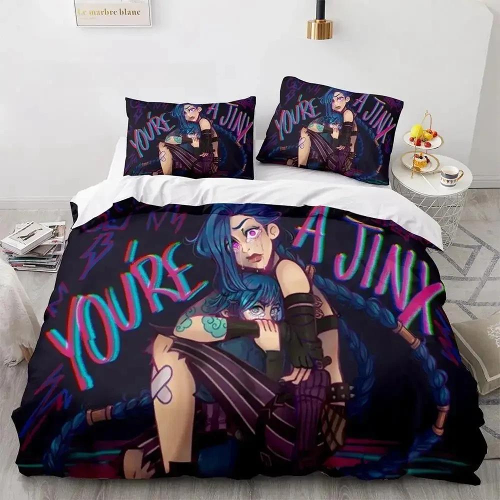 Runaway Lol Jinx Bedding Set Single Twin Full Queen King Size Bed Set Adult Kid Bedroom Duvet cover Set ropa de cama matrimonio