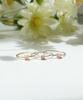 Alleun Silver 925 Moonstone Pink Layered Ring