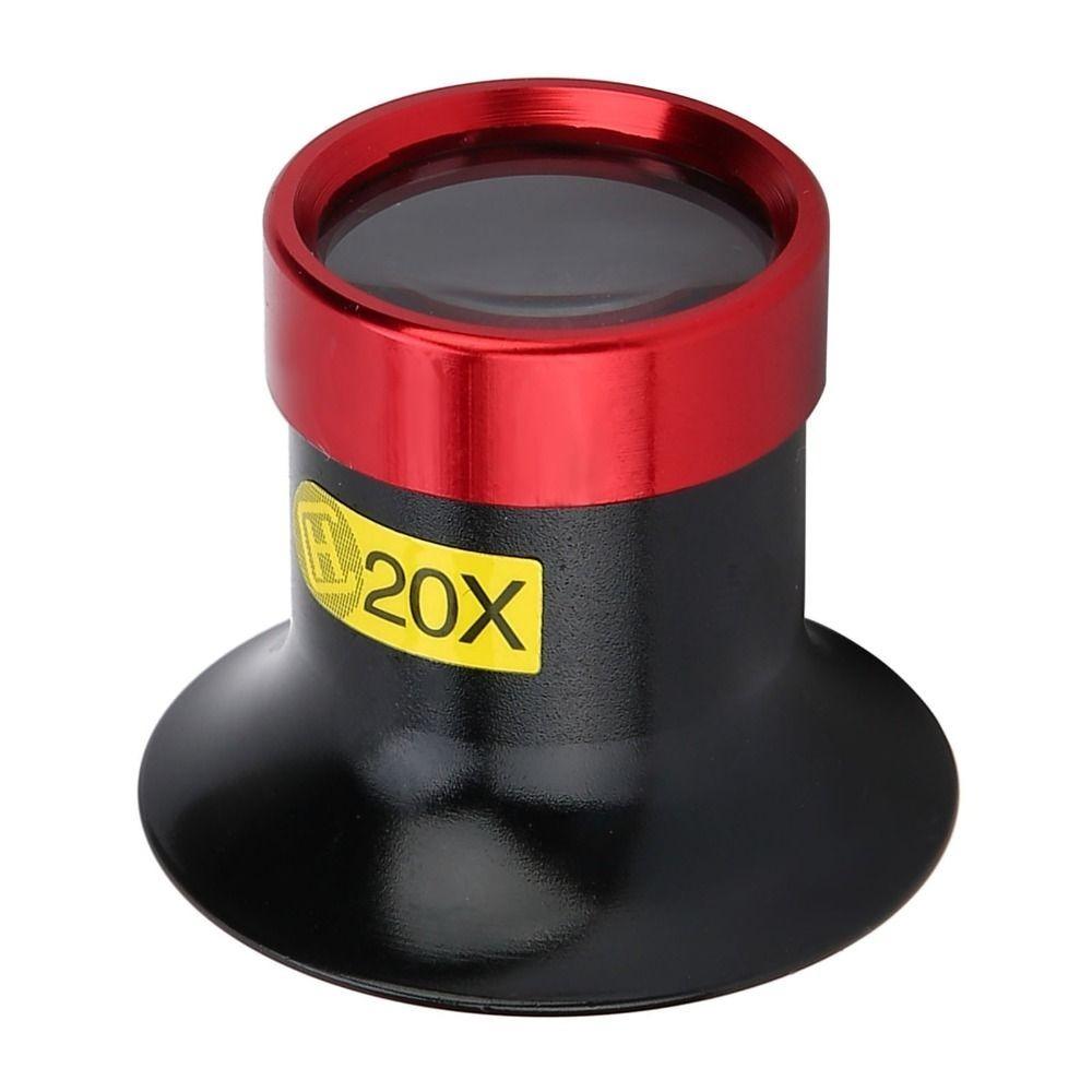20X Magnification Magnifying Glass Loupe Lightweight Watchmaker Loupe Stamps Inspection