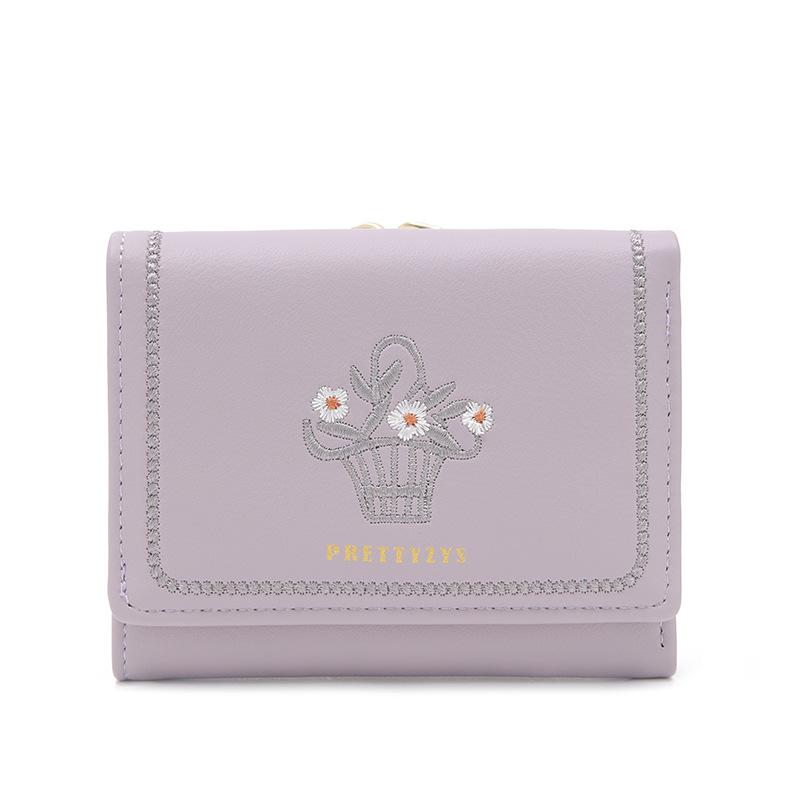 PU Printed Ins Multi Card складной женский кошелек для монет