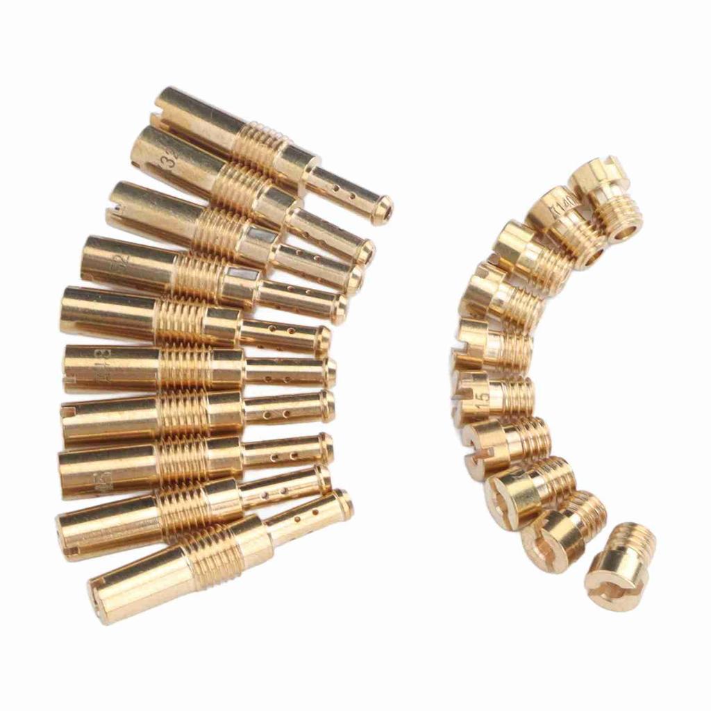 Набор главных жиклеров карбюратора 20 шт., Металлические главные и пилотные жиклеры PWK OKO