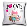 45X45см Детская наволочка Gabby's Dollhouse Gabby Cats
