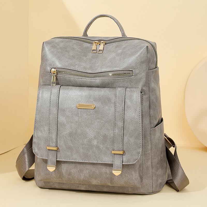 Рюкзак женская сумка простая мода большой емкости женский рюкзак для поездок на работу