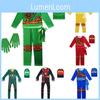 Высококачественный полиэстер Ninjago Кай Джей Косплей Вечеринка Одежда для детей