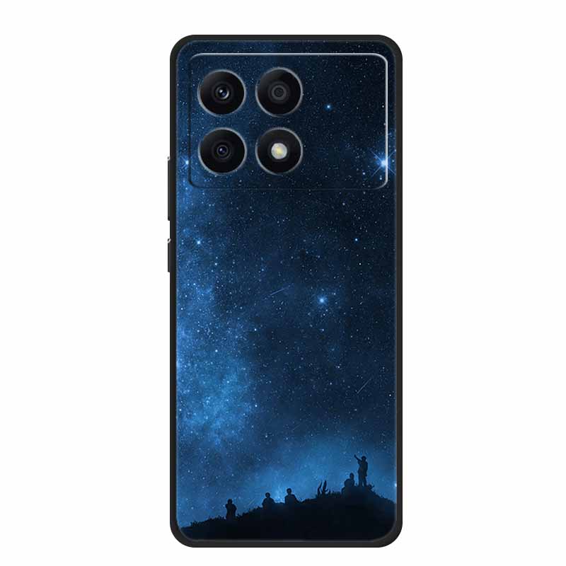 Для Xiaomi Poco X6 Pro 5G Чехол Роскошный ТПУ Силиконовая Задняя Крышка Чехлы для Телефона для Xiaomi Poco X6 Мультяшный Защитный 2311DRK48I Funda
