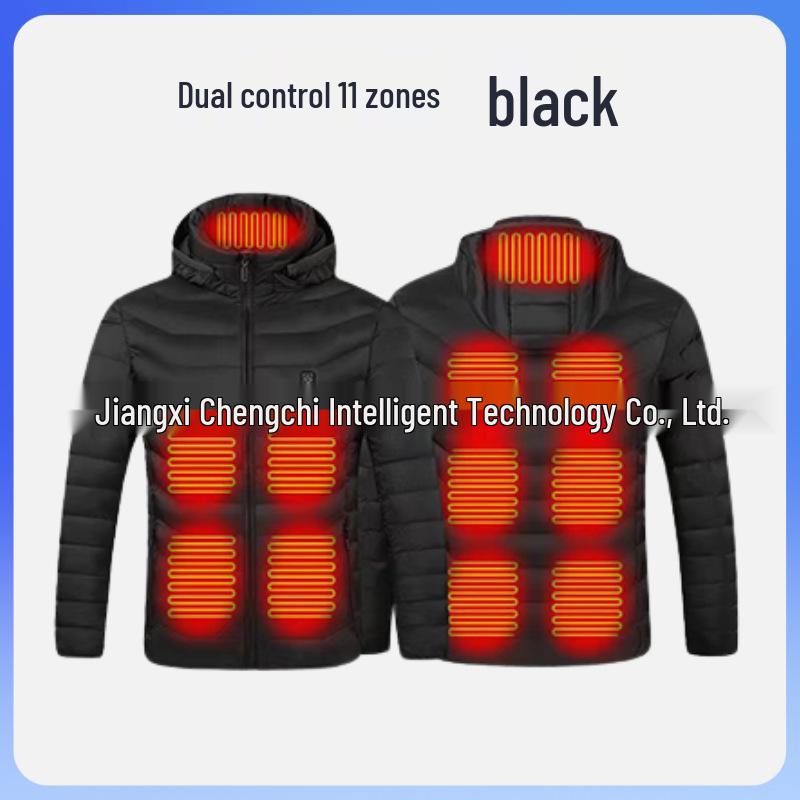 Хлопковая куртка с USB-подогревом и регулируемой температурой