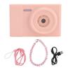 1080P Digital Camera 48MP Vlog Camera with Front and Rear Dual Lens Travel Video Camera for Photography Pink