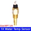 Custom Temperature Sensor Oil Temp NPT1/4 M14 M16 Water Temperature Sensors 14/17/21mm NPT1/8 NPT 3/8 For 52mm Temperature Gauge
