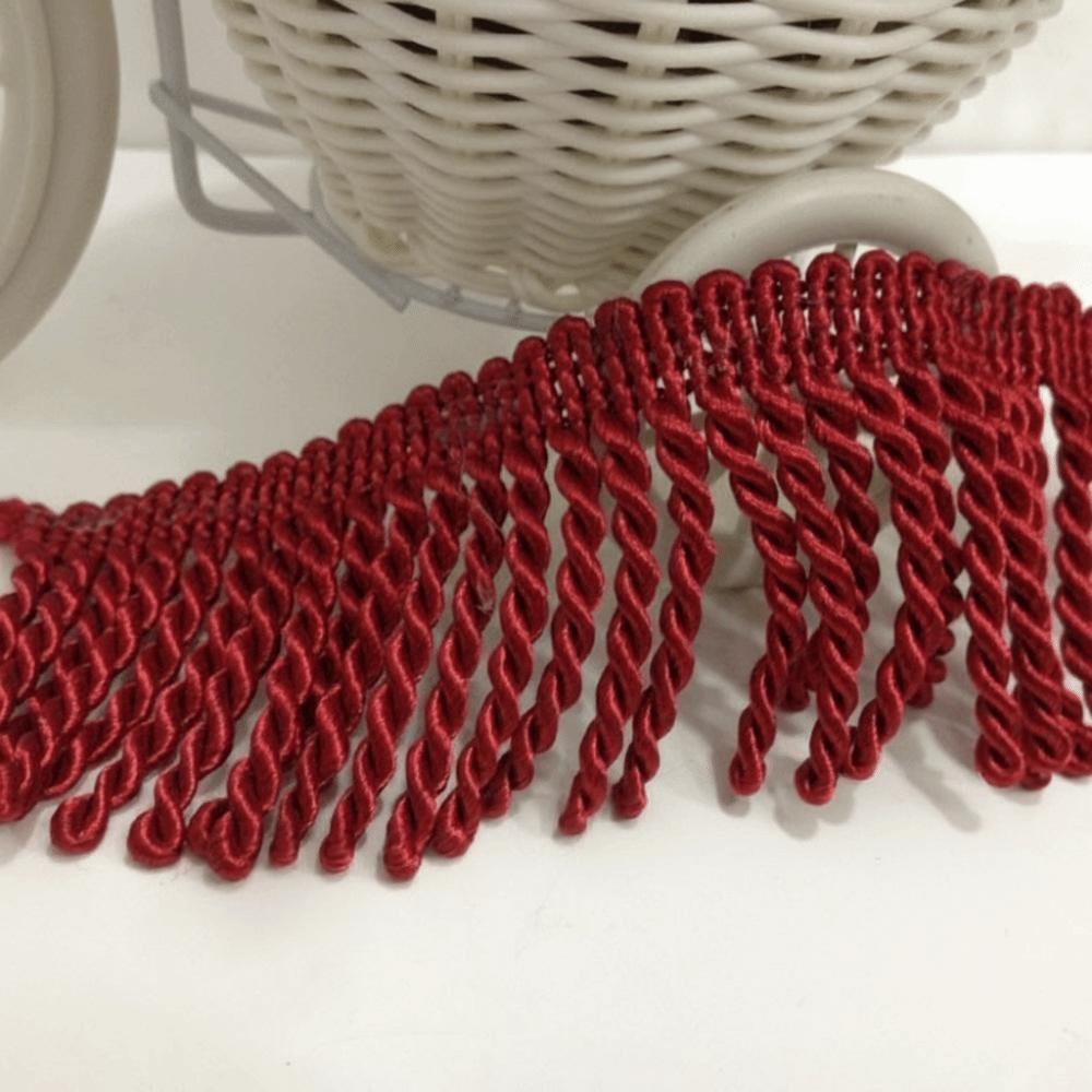 11M Polyester Fringe Lace Fabric Trim Craft Supplies Gold Fringe Trim Lace Trim Ribbon Latin Dress