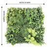 Artificial Plant Wall Panels 50x50 Cm Greenery Grass Wall Backdrop Decoration Faux Ivy Leaves Outdoor Privacy Fence Covering